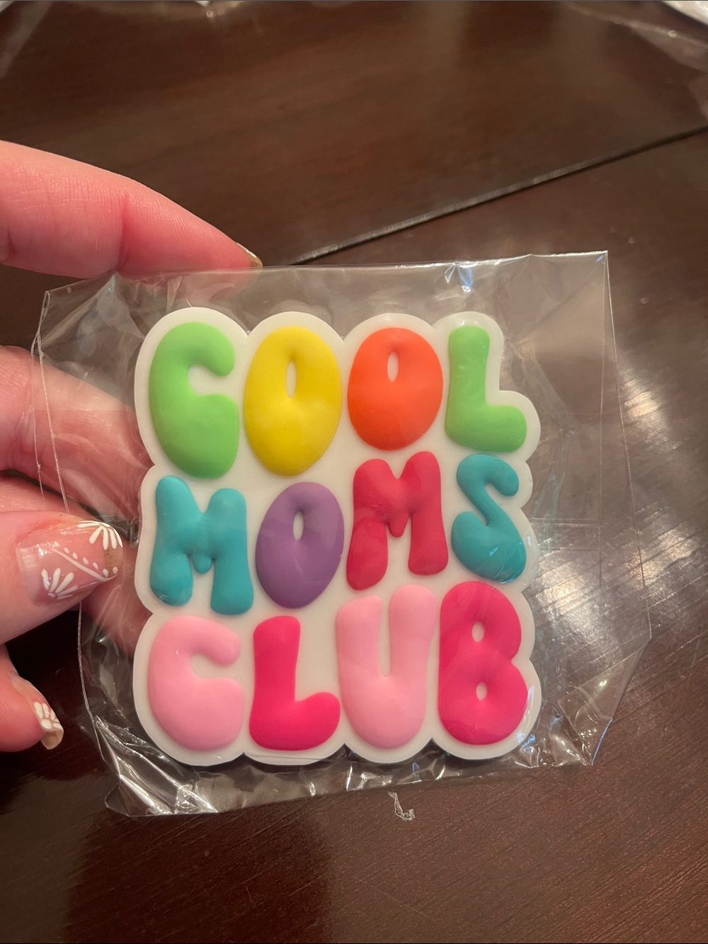 Cool Moms Club Colorful Bogg Bag Charm nwt